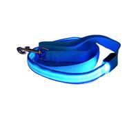 Correa retráctil para Perros, Correa de Nailon con luz for Perros, Collar Seguridad Nocturno for, Suministros for Mascotas, Dibujo Gato, Correa pequeña for(Blue,Width 20mm)