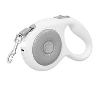 Correa retráctil para Perros, Correa retráctil de 4,9 Metros (16 pies) con luz LED, Correa antienredos de 360° con Mango Antideslizante para Perros pequeños/medianos de hasta 50 kg