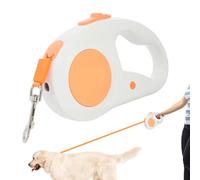 Correa retráctil para perros | Extensible 5 m con luz LED | Cuerda para mascotas - para aventura al aire entrenamiento viaje ejercicio playa camping senderismo