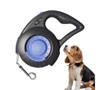 Correa retráctil para perros medianos, correa retráctil para perro, agarre suave antideslizante, correa de perro para razas medianas y grandes, mango antideslizante, cuerda de nailon sin enredos