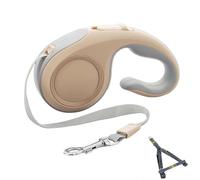 Correa retráctil para Perros, Resistente y Reflectante, 7,09 x 4,13 x 1,57 Pulgadas, Mango Antideslizante para Correr, Correr con Mascotas y tracción Segura al Aire