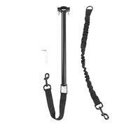 Correa retráctil para Perros y Bicicletas, Correa de Mano para Mascotas al Ciclismo, Cuerda elástica de Nailon de 30 Pulgadas con Abrazadera metálica, Compatible con Todas