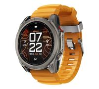 Correa Rocky Point compatible con Garmin de 26 mm | Correa de reloj Garmin, correa de reloj Garmin, correa de repuesto QuickFit, goma FKM impermeable, hardware de titanio de 26