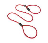 Correa Roja para Perro 8 Piezas - Bozal, Collar con Cordón, Anti-Mordedura - Suministros para Mascotas