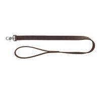 Correa rústica de cuero para perro - Tamaño: M/L | Color: Marrón oscuro