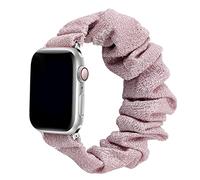 Correa Scrunchie Compatible con Apple Watch Band 49mm 45mm 41mm 44mm 40mm 42mm 38mm Pulsera elástica de nailon para mujer para iwatch Ultra Series 8 7 6 SE 5 4 3 2 1