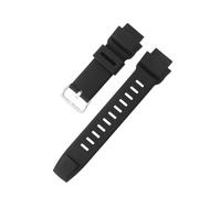 Correa Silicona 18mm Muesca 35mm Ancho Exterior Banda Caucho Repuesto Pulsera Reloj Deportiva Hebilla Metálica Mate para CASIO Pro Trek