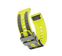Correa silicona 22 26mm for Garmin Quatix 8/Fenix8/Tactix 47/51mm 7 7X 6 6X Pro Forerunner 970 965 Enduro 3 2 correa repuesto(Lime Gray,22mm 7/6/5)