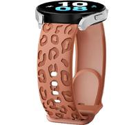 Correa Silicona para Garmin Venu 2 Plus/Venu Sq/Sq 2, 20mm Leopard Deporte Brazalete Pulsera de Repuesto para Garmin Vivoactive 3/Vivomove 3/Style/Luxe/Trend/HR, Forerunner 245/645 Music