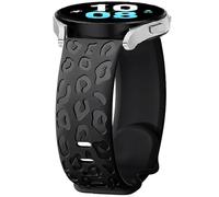 Correa Silicona para Garmin Venu 4 45mm/3/2,Vivoactive 4, 22mm Leopard Deporte Brazalete Pulsera de Repuesto para Garmin Forerunner 570 47mm/970/255/265 Music