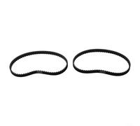 Correa síncrona de goma, 2 piezas 142XL para máquina de coser portátil y equipos de embalaje, transmisión de potencia suave, material de goma para uso de maquinaria industrial