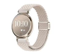 Correa tejida de nailon deslizante con bucle de 14 mm for correa de reloj for Garmin Lily 2 for mujer(13 starlight color)