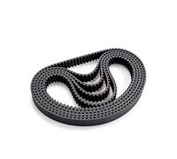 Correa Transmisión 5 Uds Caucho HTD5M Ancho Síncrono 9/10/12/15/20/25mm Longitud Paso Correa Distribución Cerrada 525/530/535/540/545/550/560/565/570/575/580 Mm Trapezoidal (Tamaño : 560(Teeth 112),