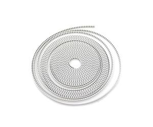 Correa transmisión Correa Abierta PU T5 Blanca Ancho: 20 mm Correa Síncrona Abierta Poliuretano T5 Correas trapezoidales(10 meter)