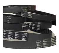 Correa Transmisión Multirib Banda Transportadora Para Cinta De Correr PJ 470J 475J 480J 485J 490J 495J 500J 505J 510J 515J 520J 525J 530J 535J(495J-PJ1257,5ribs)