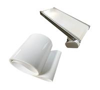 Correa transportadora de tambor de PVC de velocidad ajustable, 91 cm de ancho x 18 m de largo, ideal para uso en interiores y exteriores, de 20 ℃ a 80 ℃, perfecta para aplicaciones de embalaje y