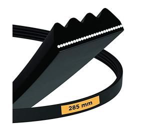 Correa trapezoidal 285 PH4E de repuesto para Beko Blomberg 491500303, correa de transmisión acanalada, apta para secadora