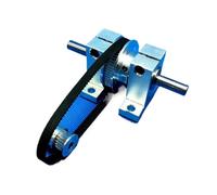 Correa Trapezoidal Bloque Cojinetes Motor 1:3, Polea Síncrona Reductor Caja Engranajes Herramienta Giratoria Alto Par Drive Belt(6.35mm hole)