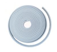 Correa Trapezoidal Cinturón Transmisión Color Blanco PU Poliuretano Con Núcleo De Acero HTD 8M Extremo Abierto Paso 8mm Polea 10 Metros HTD8M Correa Dentada Ancho 15 20 30mm(30mm)