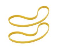 Correa Trapezoidal Cinturón Transmisión Neumático De Sierra De Cinta De 8/9/10 Pulgadas Rueda Para Carpintería Antideslizante Amarilla, Neumático De Goma 2 Uds(9 inch)