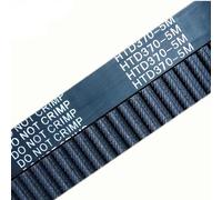 Correa Trapezoidal Del Motor 370-5M-18 Dientes 74 Longitud 370mm Ancho 18mm Correa Distribución Correa Goma De Circuito Cerrado 370 HTD 5M S5M Polea 2 Unids/lote HTD5M Cinturón