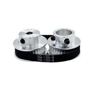Correa Trapezoidal Polea De Distribución GT2 36Dientes Con Reducción 1:1, Ancho Correa 10Mm Orificio Interior 5-12Mm Engranaje Síncrono Piezas Impresora 3D Drive Belt(10mm,12MM_2GT-130-10MM)