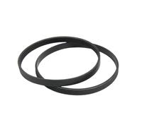 Correa trapezoidal ranurada for cepilladora (2 unidades, 2609100410), compatible con Bosch 1594, 1594K, PL1682, PL1632, PL2632, GHO 26-82, 15-82, 26-82D, 6500 y 3100