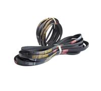 Correa trapezoidal tipo K de sección A, tamaño en pulgadas A30, A31, A32, A33, A34, A35, A36, A37, A38, A39, A40, alta resistencia al desgaste for automóviles y transportadoras(A-77inches)