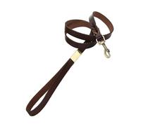 Correa Trenzada for Perro, Color Negro y marrón, for Perros pequeños, medianos Grandes, Cables de Entrenamiento for Bulldog Francés(Brown,S 120x1.2cm)