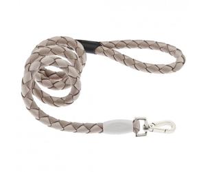Correa trenzada NODO para perro - Ferribiella - Color: Beige | Mediciones: 120 cm/15 mm