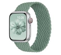 Correa trenzada Solo Loop para Apple Watch de 40 mm, 42 mm, 41 mm, 38 mm, 44 mm, 46 mm, 45 mm, Ultra/2 de 49 mm, unisex, correa deportiva de nailon elástica para iWatch Series 10/9/8/7/6 5/4/3/SE 40