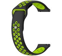 Cool Correa Universal 22mm Goma Negro-Verde Amazfit GTR / Stratos / Huawei / Samsung / COOL Bristol / Sunset
