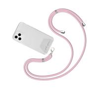 Correa universal extraíble para teléfono móvil con sistema de montaje en carcasa