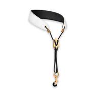 Correa Universal Para El Cuello De Saxofón, Arnés Ajustable Para Saxofón, Cinturón Grueso Acolchado, Accesorios Para Instrumentos, Saxofón Tenor (Color : White)