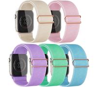 Correa XiHAMA para Apple Watch: Nylon elástico, ajustable, compatible con Ultra/SE/1-10 (38-49 mm), unisex para niños.