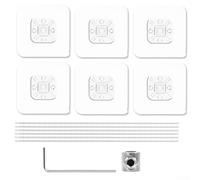 Correas ajustables de TV, correas de seguridad de TV anclajes de muebles fijados con cable de acero inoxidable para protección de montaje en pared casera