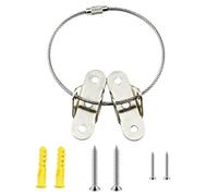 Correas antivuelco para muebles, kit de anclajes de pared de alambre de acero, correas de fijación de muebles de seguridad para gabinete, estantes de libros, protección de mascotas, 1 juego