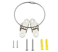 Correas antivuelco para muebles, kit de anclajes de pared para muebles, correas de fijación de muebles de seguridad para gabinetes, estantes de libros, protección de mascotas (1 juego, alambre de