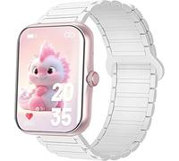 Correas Compatibles con Alutoria/Ucani/PTHTECHUS S80K Smartwatch 1,83 Pulgadas-Cintas de Repuesto de Silicona Suave con Cierre Magnético,Correa Deportiva Unisex para Mujer y Hombre (Blanco)