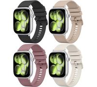 Correas compatibles con Apple Watch de 38 mm, 40 mm, 41 mm, 42 mm, 44 mm, 45 mm, 46 mm, 49 mm, correa deportiva de silicona suave para iWatch Series 11 10 9 8 7 6 5 4 3 2 1 SE SE3, 44/45/46/49/42mm