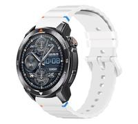 Correas de 22mm Compatibles con Mibro GS Pro 2/Pro/Active2/Active/Explorer S/Explorer/Watch GT(46mm)/Lite 3 Pro-Silicona Suave y Transpirable para Deporte-Repuesto para Mujer y Hombre (Blanco)