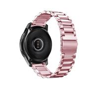 Correas de acero inoxidable aptas for Garmin Forerunner 55 245 645M correa de reloj inteligente correas de pulsera de Metal aptas for Approach S40 S12 S42 Correa (Color : Style 1 Rose Pink, Size : F