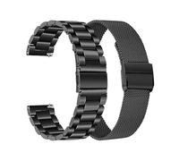 Correas de acero inoxidable aptas for Garmin Forerunner 55 245 645M correa de reloj inteligente correas de pulsera de Metal aptas for Approach S40 S12 S42 Correa (Color : Package 1, Size : For Forer