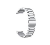 Correas de acero inoxidable aptas for Garmin Forerunner 55 245 645M correa de reloj inteligente correas de pulsera de Metal aptas for Approach S40 S12 S42 Correa (Color : Style 1 Silver, Size : For