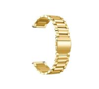 Correas de acero inoxidable aptas for Garmin Forerunner 55 245 645M correa de reloj inteligente correas de pulsera de Metal aptas for Approach S40 S12 S42 Correa (Color : Style 1 Gold, Size : For Ap