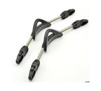 Correas de aleta de resorte, aletas fijas, acero inoxidable 304, resistentes al agua de mar, buena tenacidad, para Cressi, Mares Fin (M, negra), 2 unidades
