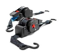 Correas de Amarre automáticas Set 2X Carga de tracción 100daN LGF 0,2 m LGL 1,8 m PES Asegurar Carga