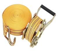 Correas de Amarre, Correas, trinquete for Equipos, 15 m con Ganchos, cinturón Tensor, Gancho Garra(5cm,10m)