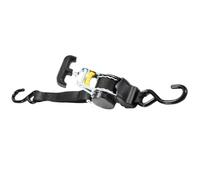 Correas de amarre para camión, correa de trinquete retráctil con soporte de perno reforzado | Fijación segura para herramientas de carga para ATV, motocicleta, remolque, volquete de kayak, fijación