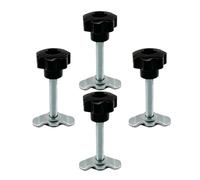 Correas de amarre para carril de carga - L Tornillo roscado con elemento de bloqueo | Piezas de repuesto ergonómicas para carriles de camión coche garaje